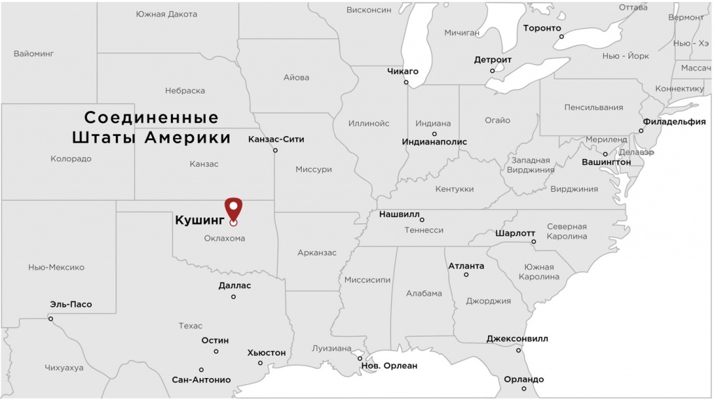 Рис. 1. Город Кушинг в штате Оклахома .jpg рис.1.jpg